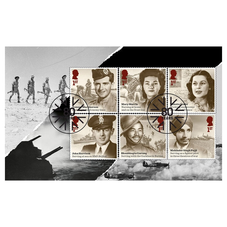 Royal Mail Stories of WWII Prestige Stamp Book (British brand)