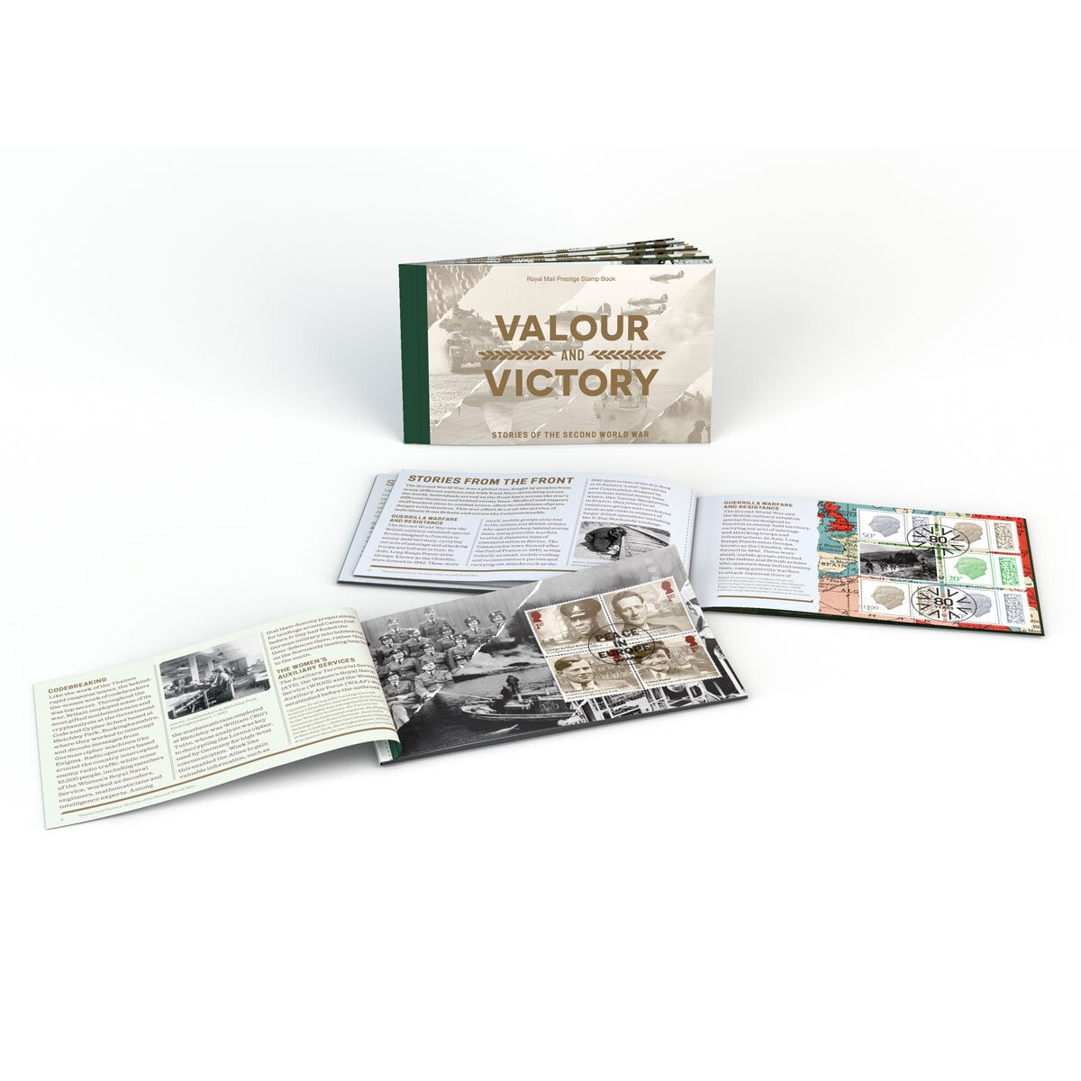 Royal Mail Stories of WWII Prestige Stamp Book (British brand)