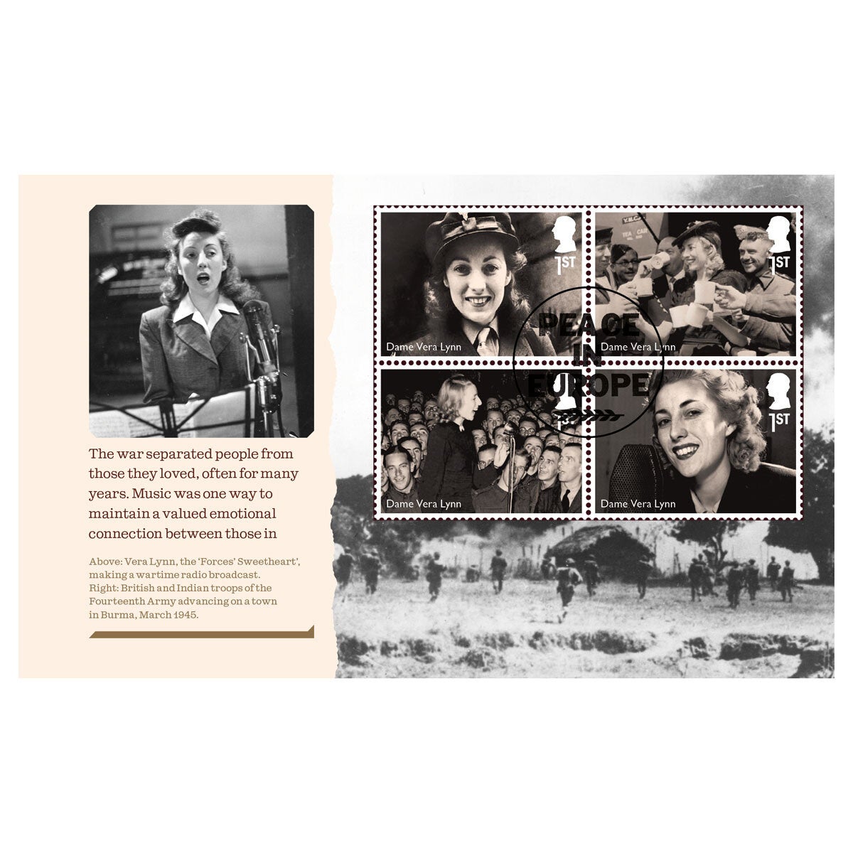 Royal Mail Stories of WWII Prestige Stamp Book (British brand)