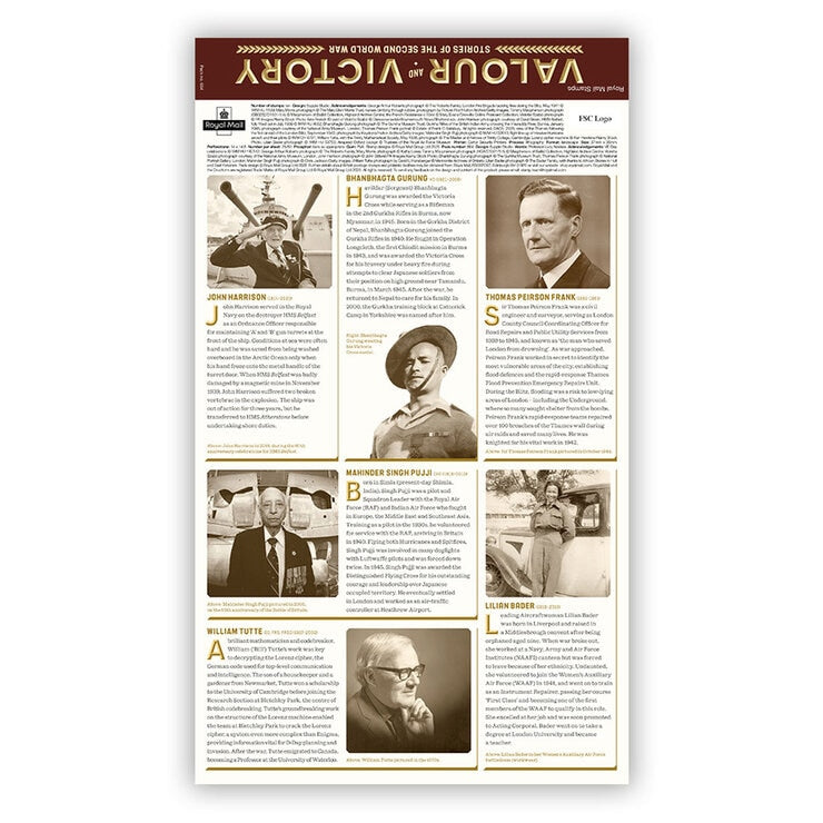 Royal Mail Stories of WWII stamps presentation pack, imported from the UK
