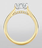 Boodles yellow gold Brilliance engagement ring - British product