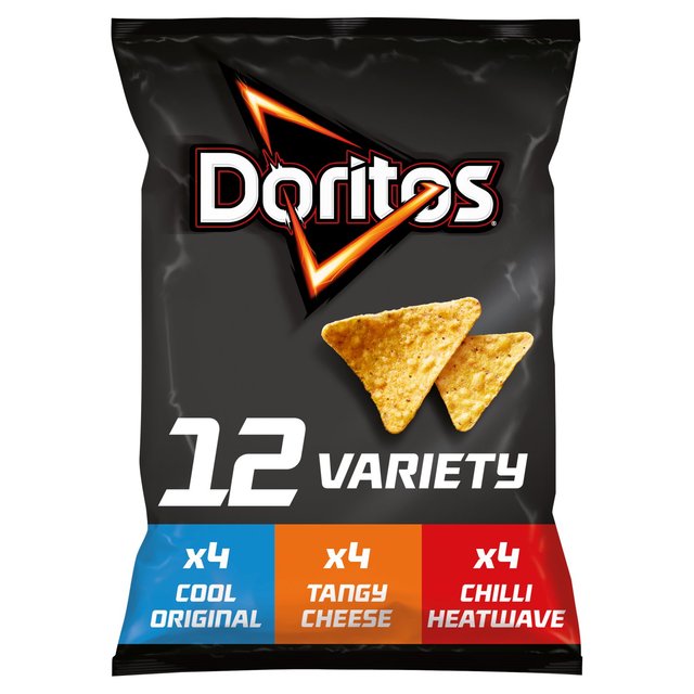 Doritos Variety Tortilla Chips Multipack Crisps   12 per pack GOODS M&S   