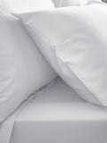 Bianca White fitted sheet - British product