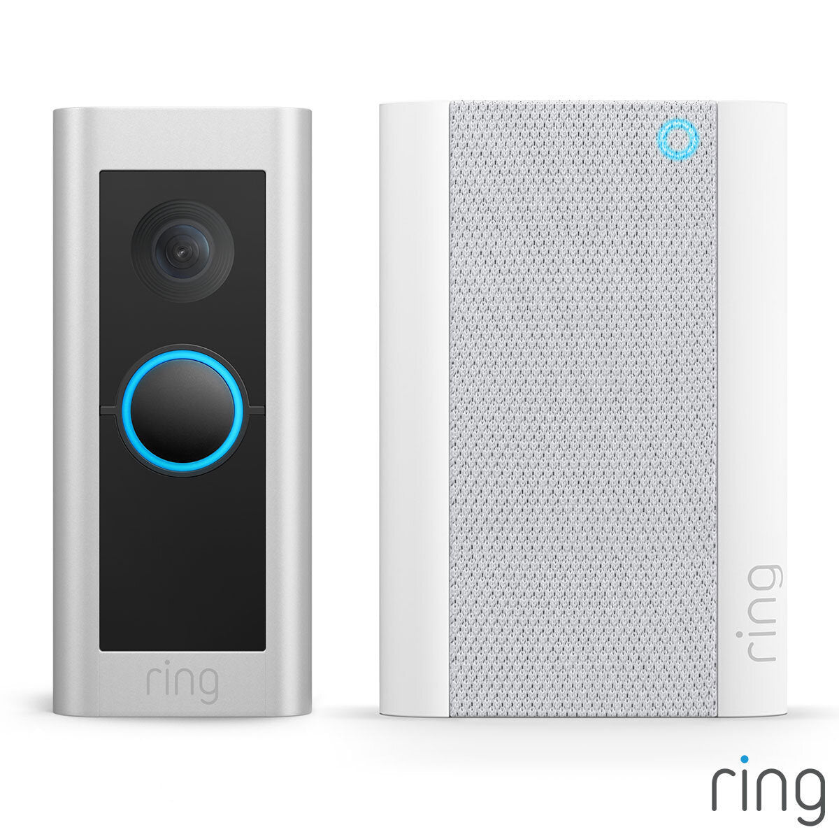 Ring Video Doorbell Pro 2 with Chime Pro hardwired, imported from the UK