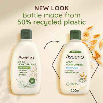 Costco UK Aveeno Daglig Fuktighetsgivende Dusjgelé 2 x 500ml - Kjøp online hos McGrocer