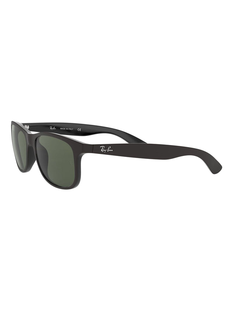 Ray-Ban Andy schwarze Sonnenbrille mit Nylonrahmen, britische Version