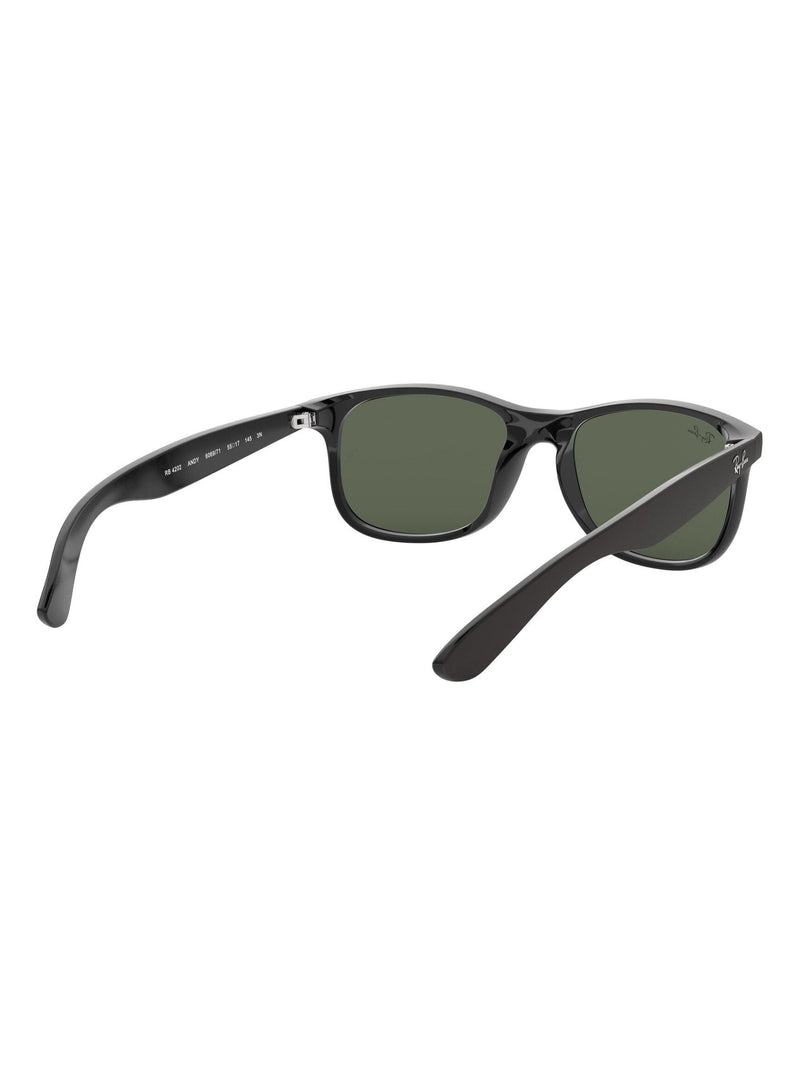 Ray-Ban Andy schwarze Sonnenbrille mit Nylonrahmen, britische Version