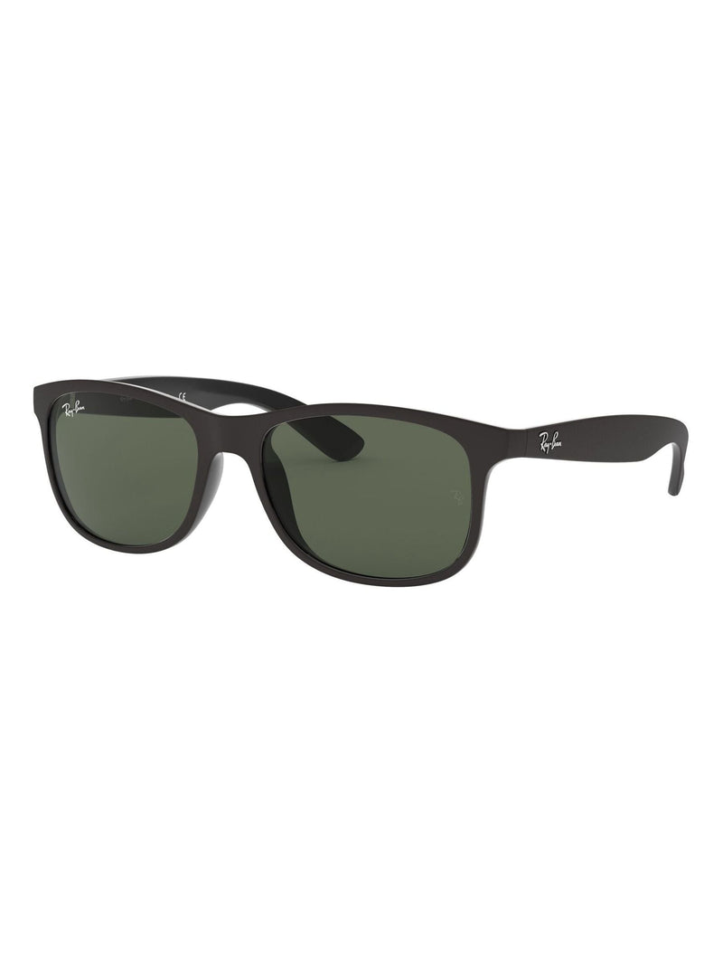 Ray-Ban Andy schwarze Sonnenbrille mit Nylonrahmen, britische Version