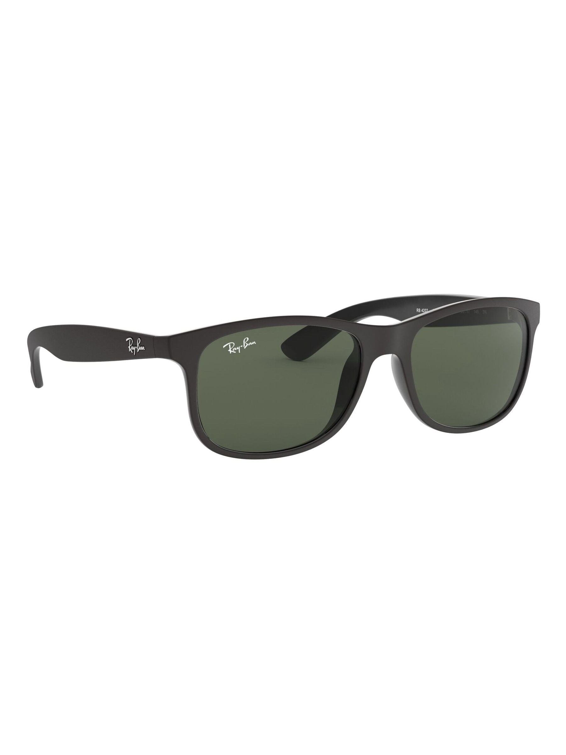 Ray-Ban Andy schwarze Sonnenbrille mit Nylonrahmen, britische Version