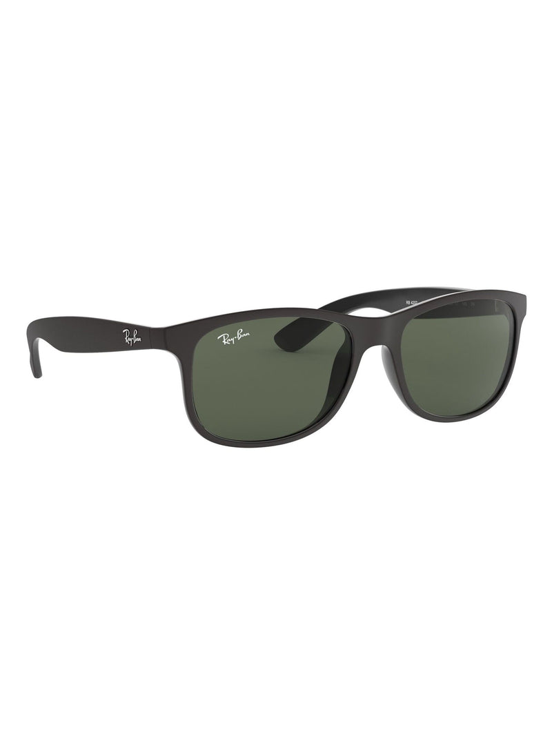 Ray-Ban Andy schwarze Sonnenbrille mit Nylonrahmen, britische Version