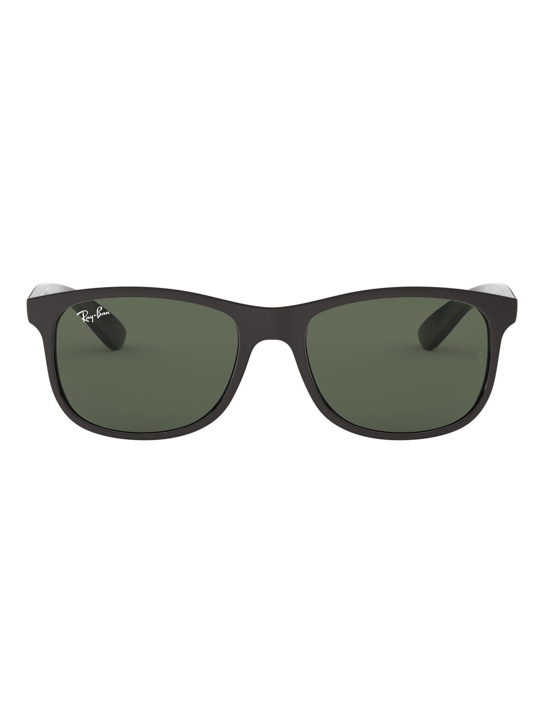 Ray-Ban Andy schwarze Sonnenbrille mit Nylonrahmen, britische Version