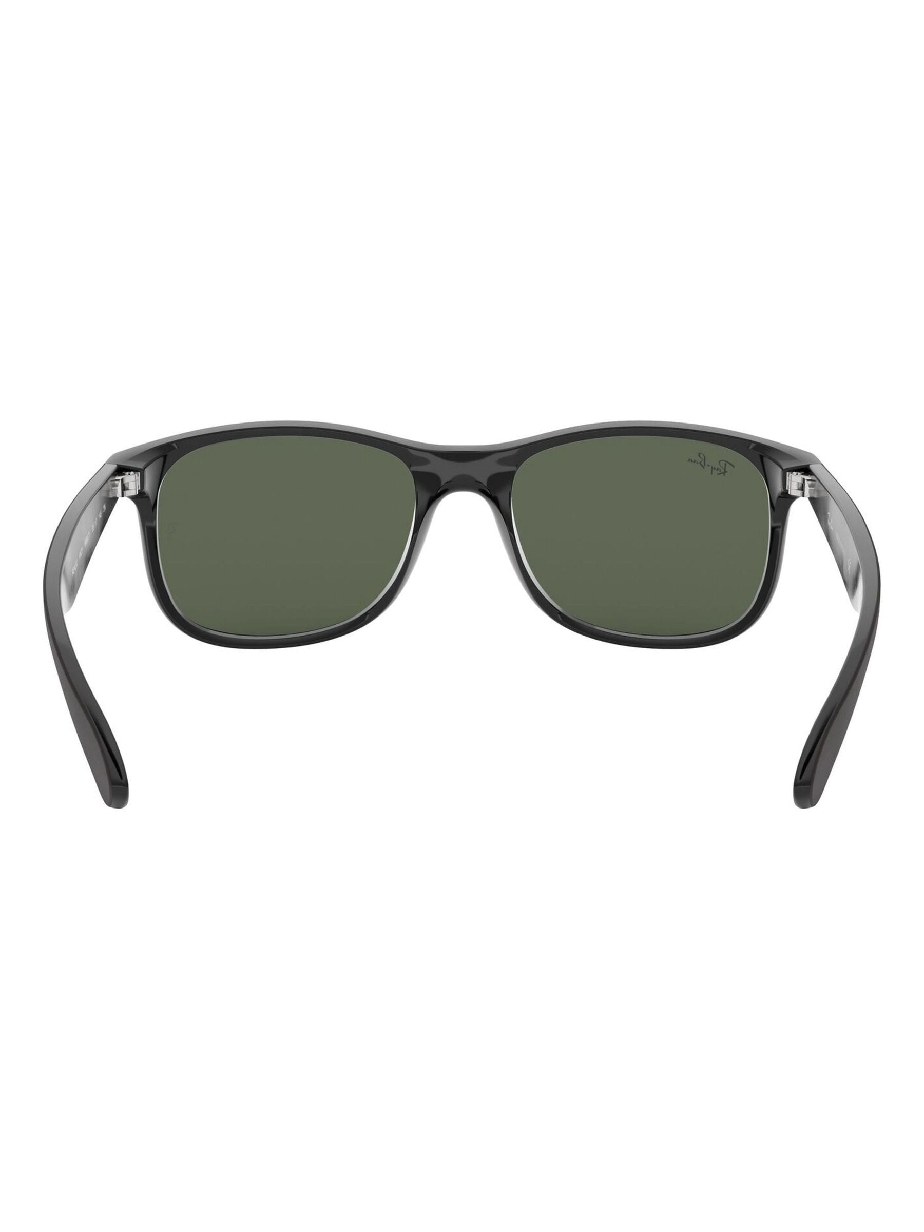 Ray-Ban Andy schwarze Sonnenbrille mit Nylonrahmen, britische Version