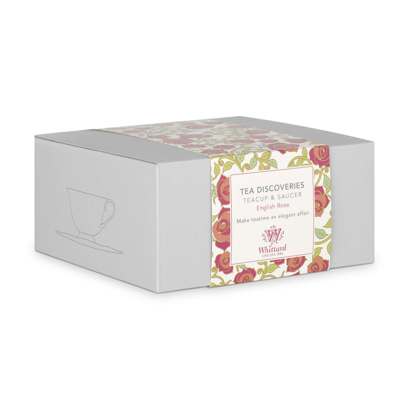 Whittard English Rose teacup and saucer 100ml, imported from the UK
