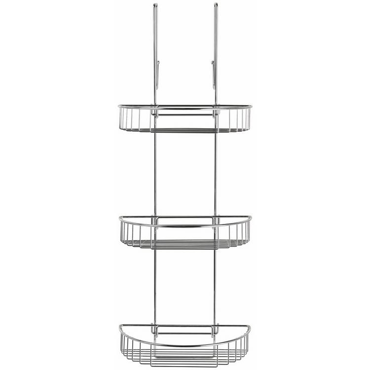 Argos Home 3 tier extra large chrome shower caddy (British brand)