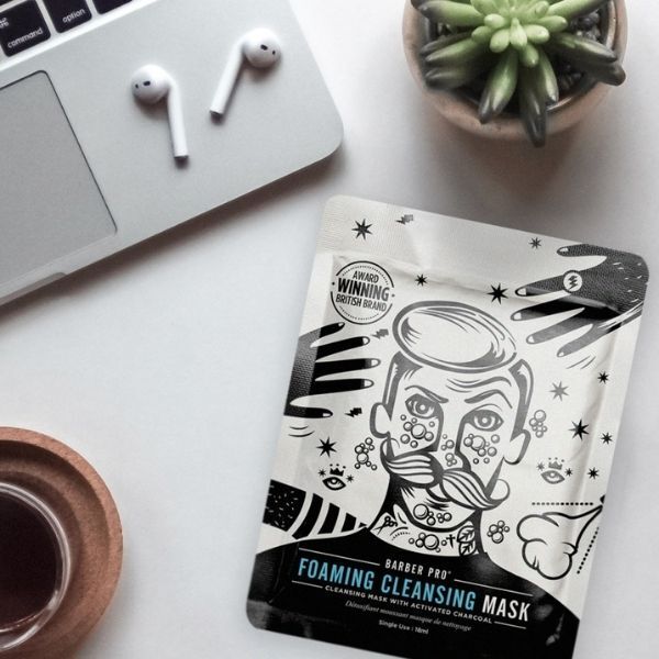 BARBER PRO Foaming Cleansing Mask, UK version