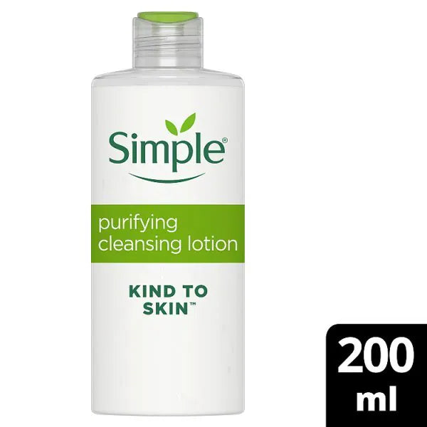 Simple Kind to Skin Purifying Cleansing Lotion 200ml (British brand)