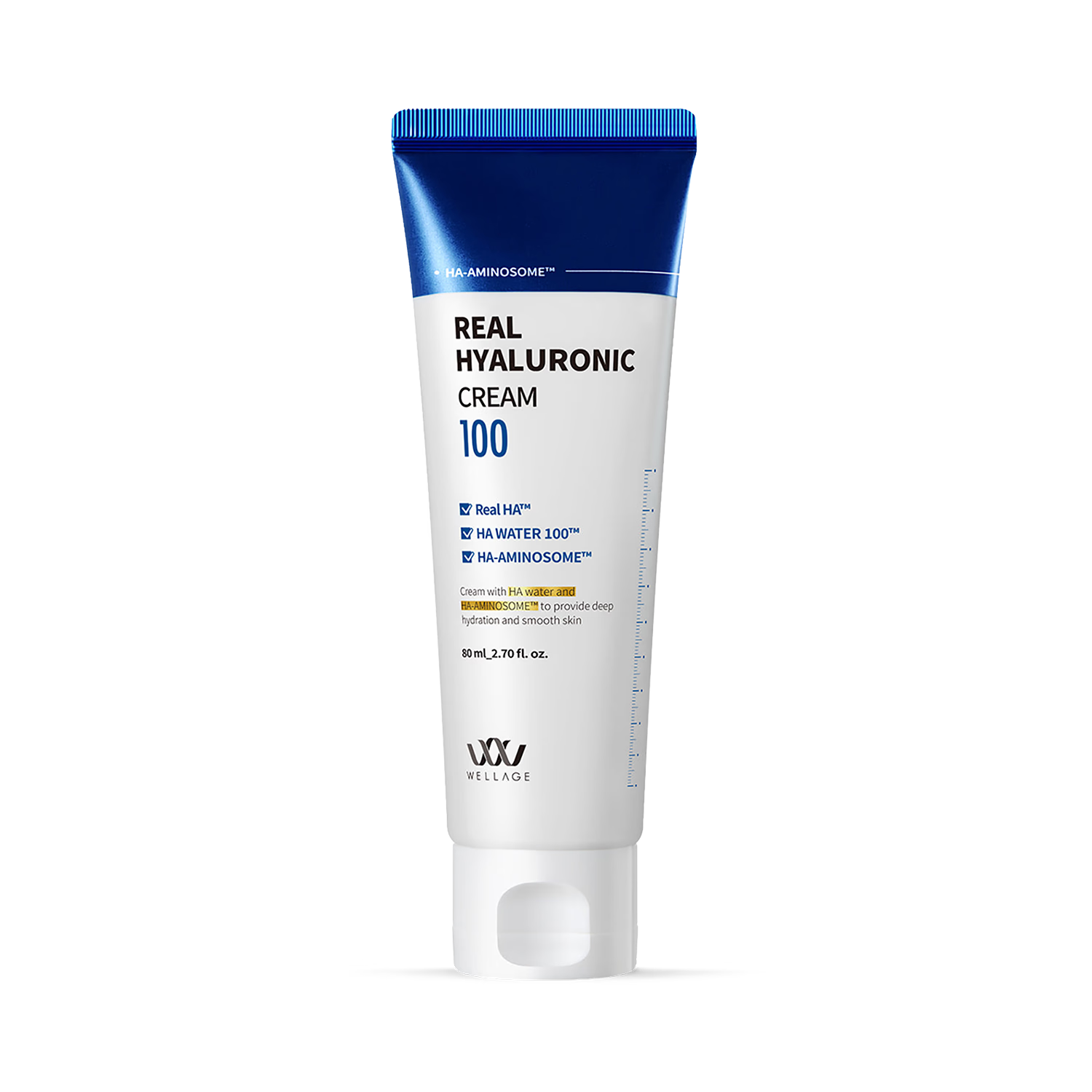 Wellage Real Hyaluronic 100 cream 80ml, imported from the UK