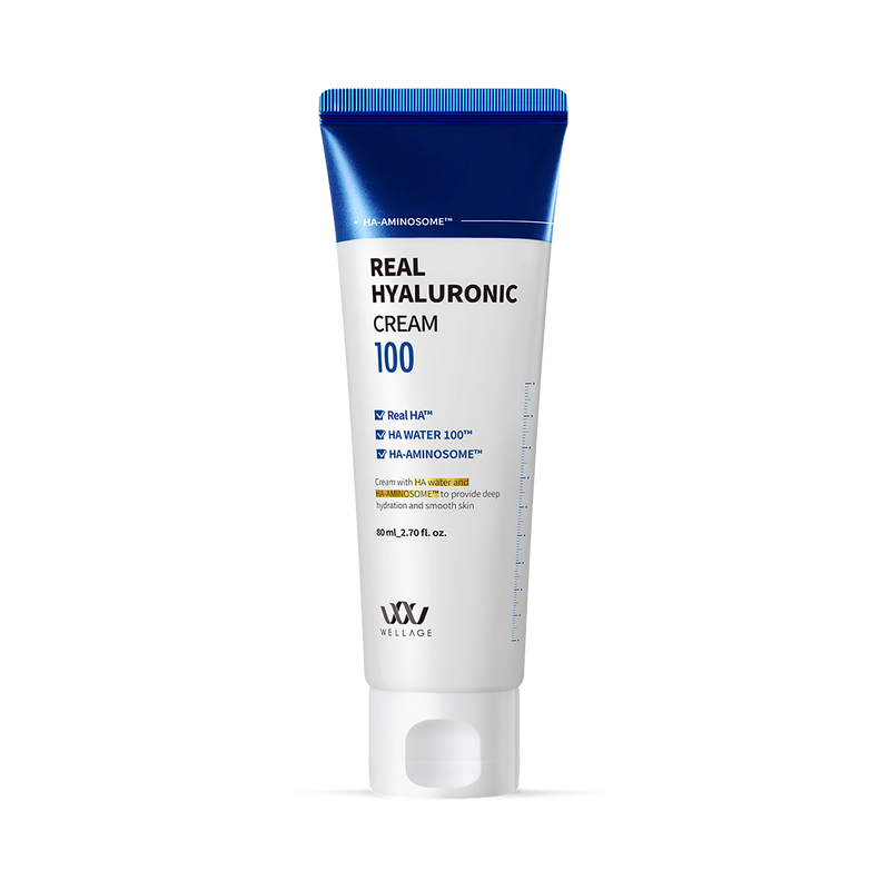 Wellage Real Hyaluronic 100 cream 80ml, imported from the UK