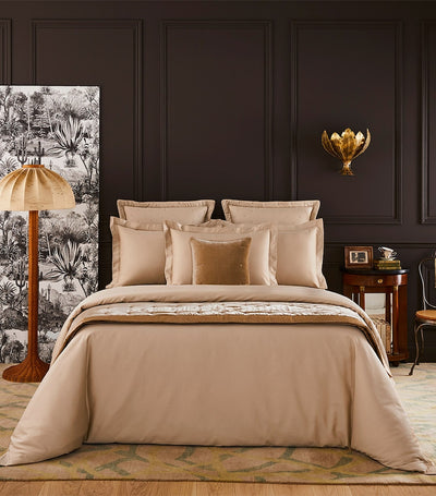 Harrods Yves Delorme Triomphe Dune Super King Duvet Cover 260cm x 220cm- Buy online at McGrocer