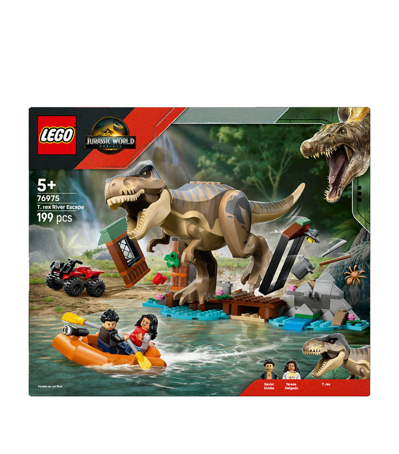 Lego Jurassic World T. rex River Escape building set, UK version