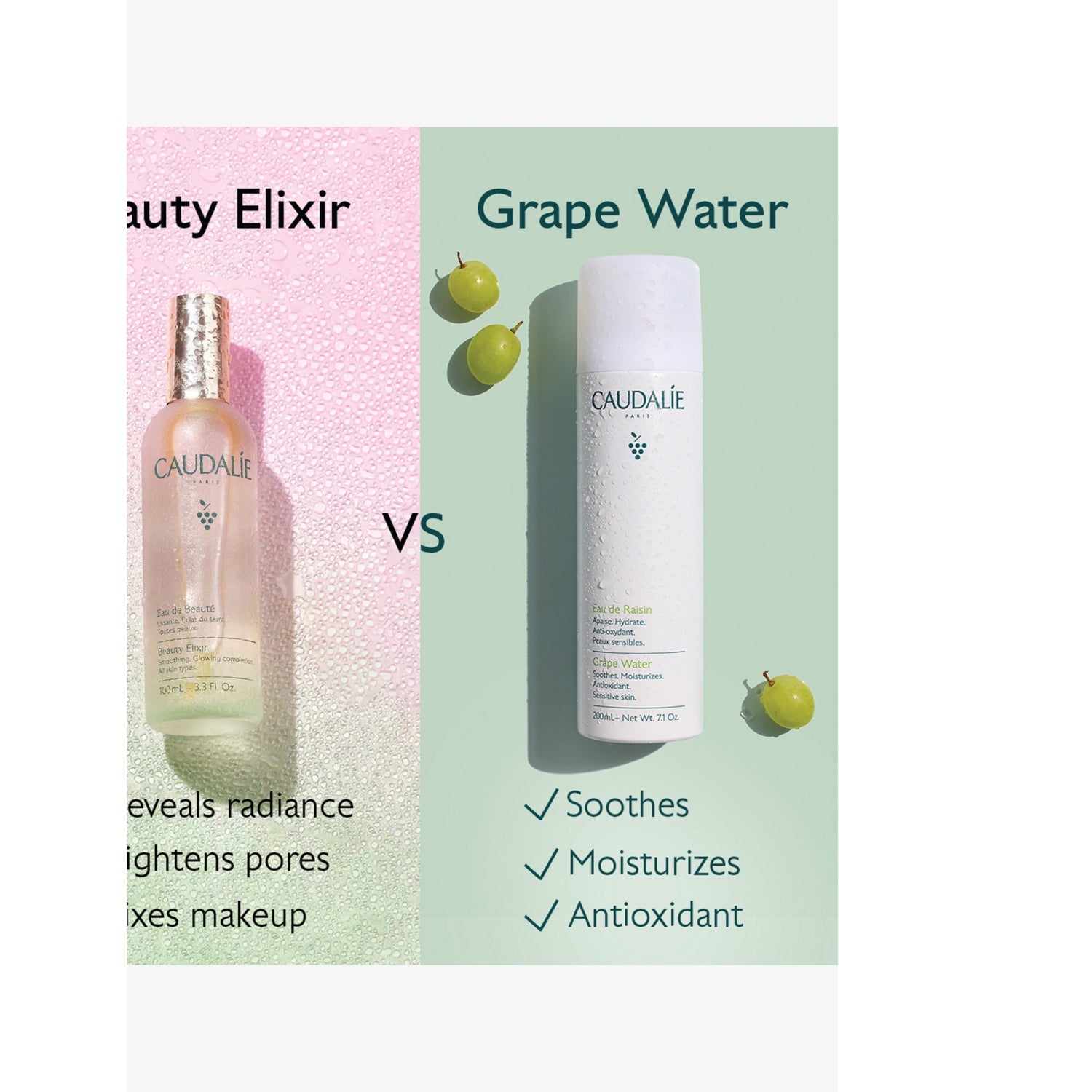 Caudalie Beauty Elixir face mist 100ml, UK version