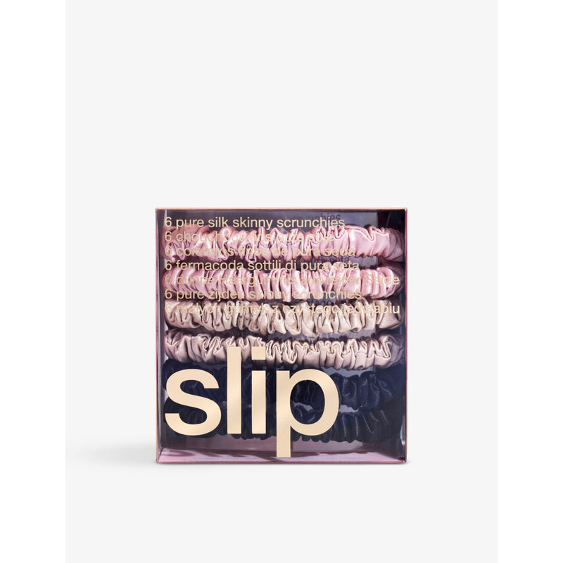 Slip silk scrunchies pack of six, imported from the UK