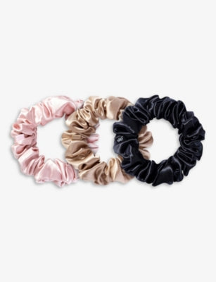 Slip silk scrunchies pack of three, imported from the UK