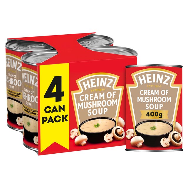 Heinz Mushroom Soup   4 x 400g