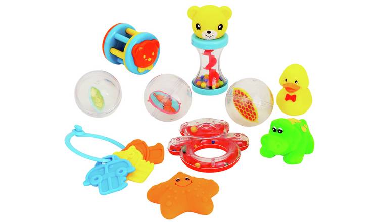 Chad Valley baby 10 piece gift set, imported from the UK