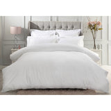 Belledorm Egyptian cotton sateen duvet cover single white UK version