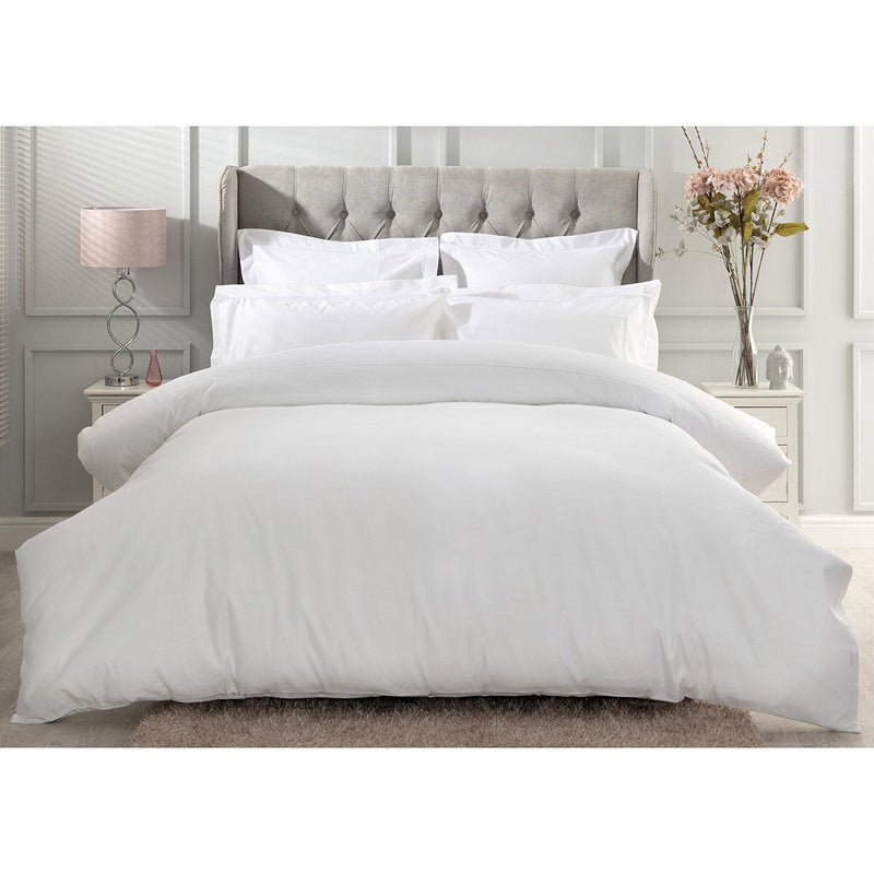 Belledorm Egyptian cotton king duvet cover white - British product