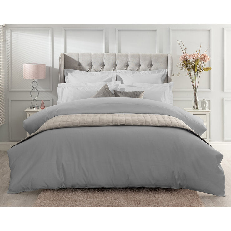 Belledorm Egyptian cotton bedding bundle Platinum, UK version