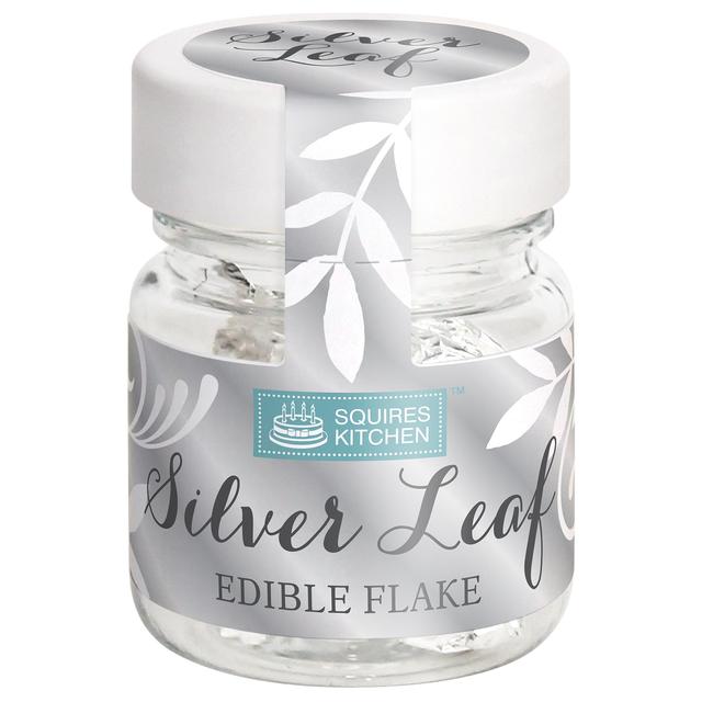 Squires Kitchen Pure Silver Leaf Flake   10g GOODS M&S   