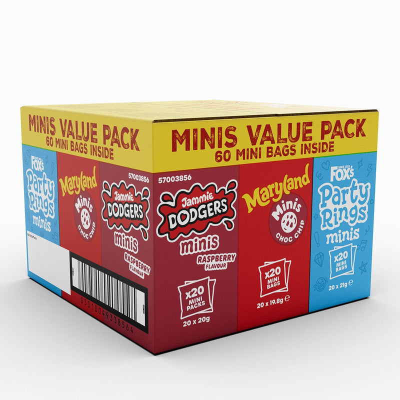 Fox's mini biscuit variety box 60 pack - British product