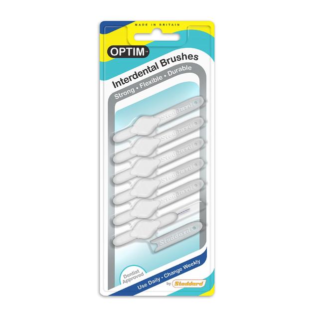 OPTIM Interdental Brushes 0.35mm White   6 per pack GOODS M&S   