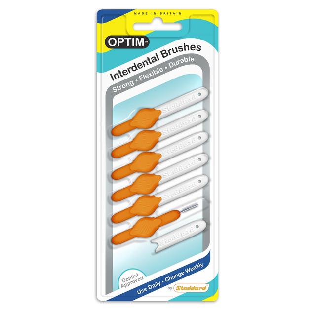 OPTIM Interdental Brushes 0.45mm Orange   6 per pack GOODS M&S   