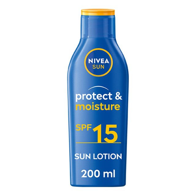 NIVEA SUN Protect & Moisture SPF 15 Sun Lotion    200ml