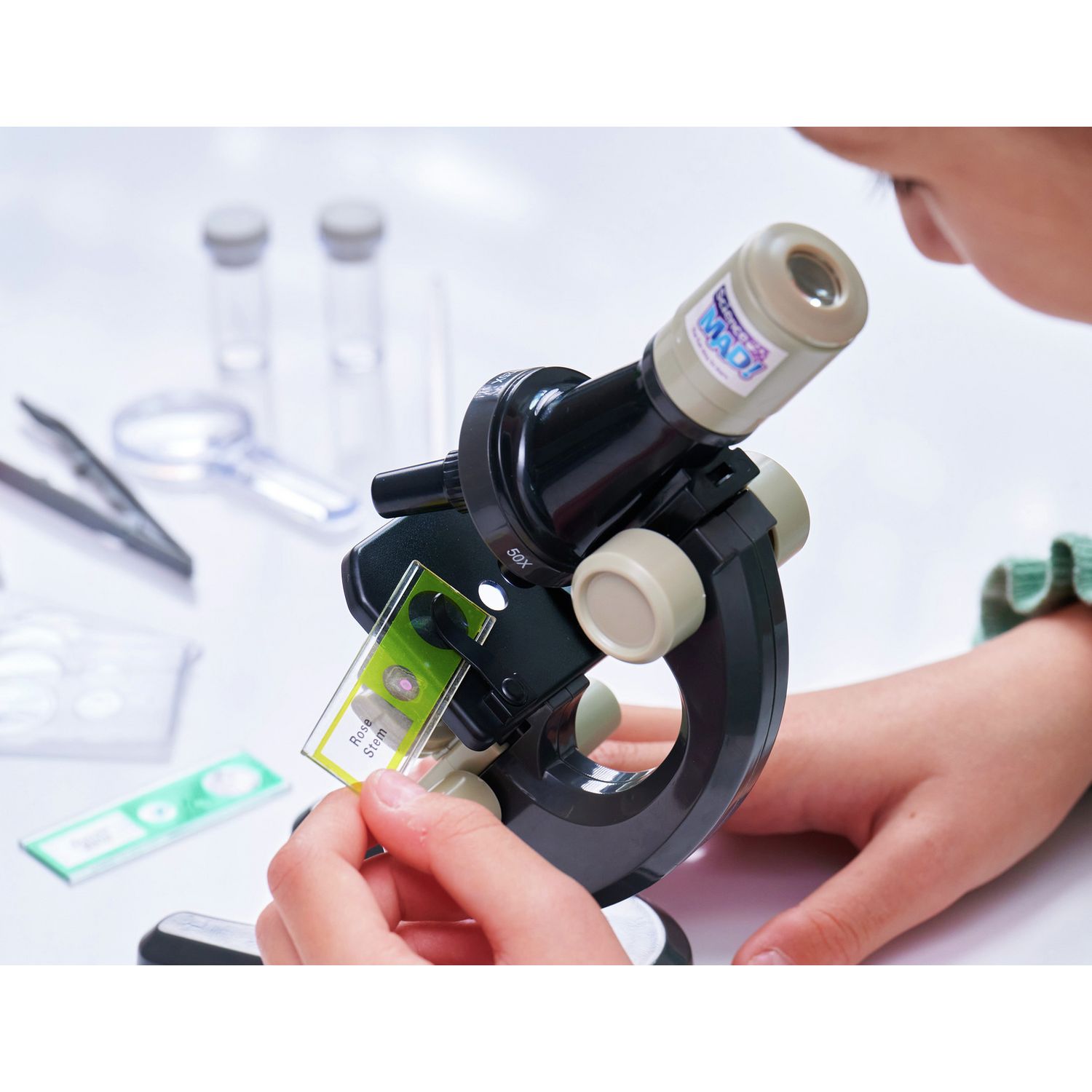 Science Mad microscope 100x magnification - British product