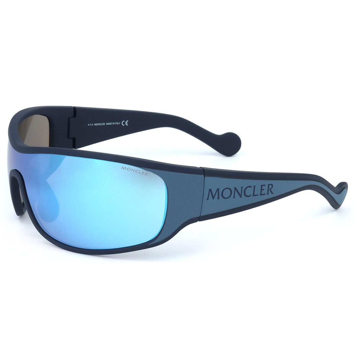 Moncler ML0129 sunglasses blue plastic frame blue lenses (British brand)