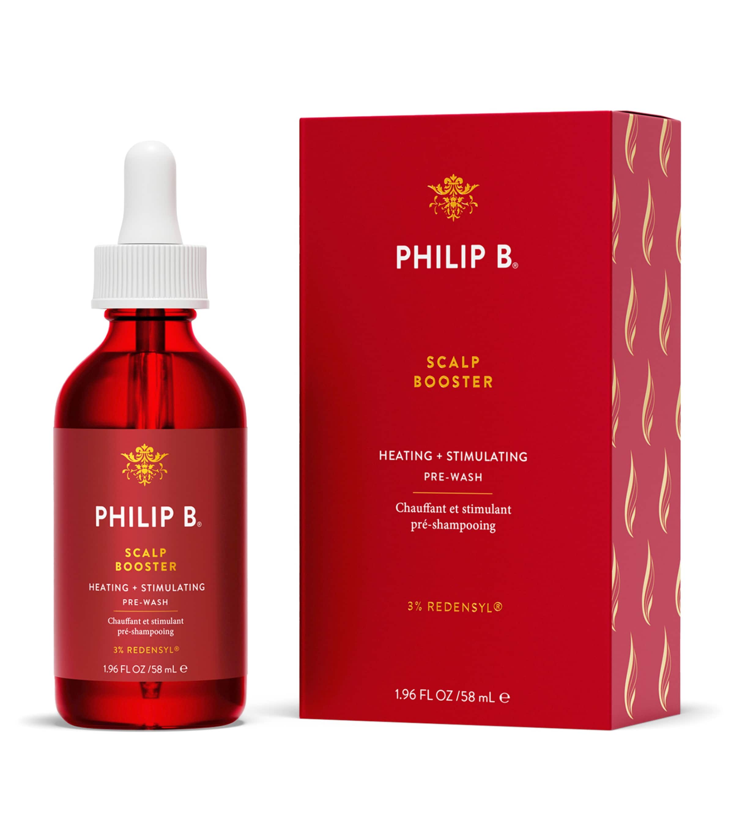 Philip B Scalp Booster Pre-Wash Hair Oil 58ml, imported from the UK