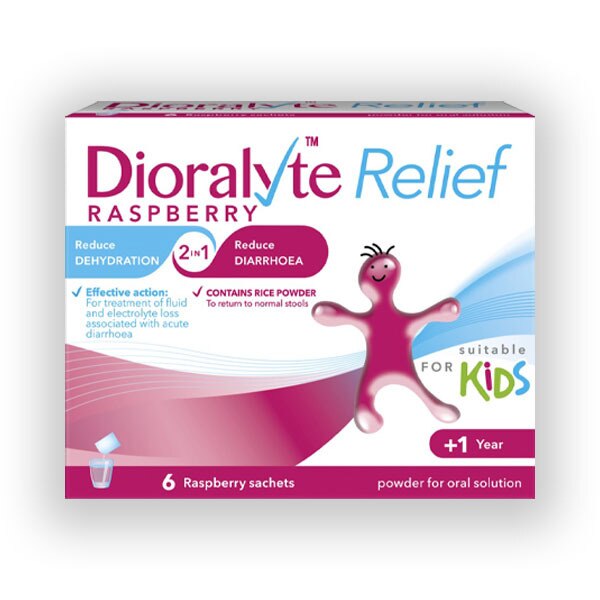 Dioralyte Raspberry Rehydration Satchets x6 GOODS Superdrug   