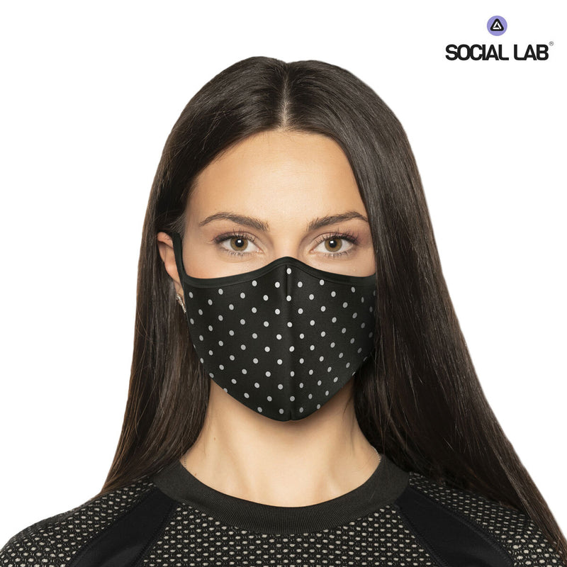 Social Lab Face Masks Triple Layer Reusable 4 Pack, imported from the UK