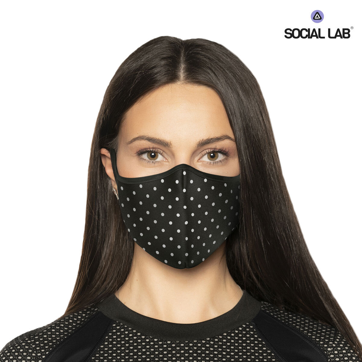 Social Lab Face Masks Triple Layer Reusable 4 Pack, imported from the UK