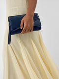 Accessorize blue fold over clutch bag - British product