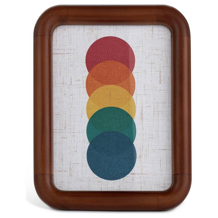 Habitat chunky wooden walnut picture frame 5x7 inch (British brand)