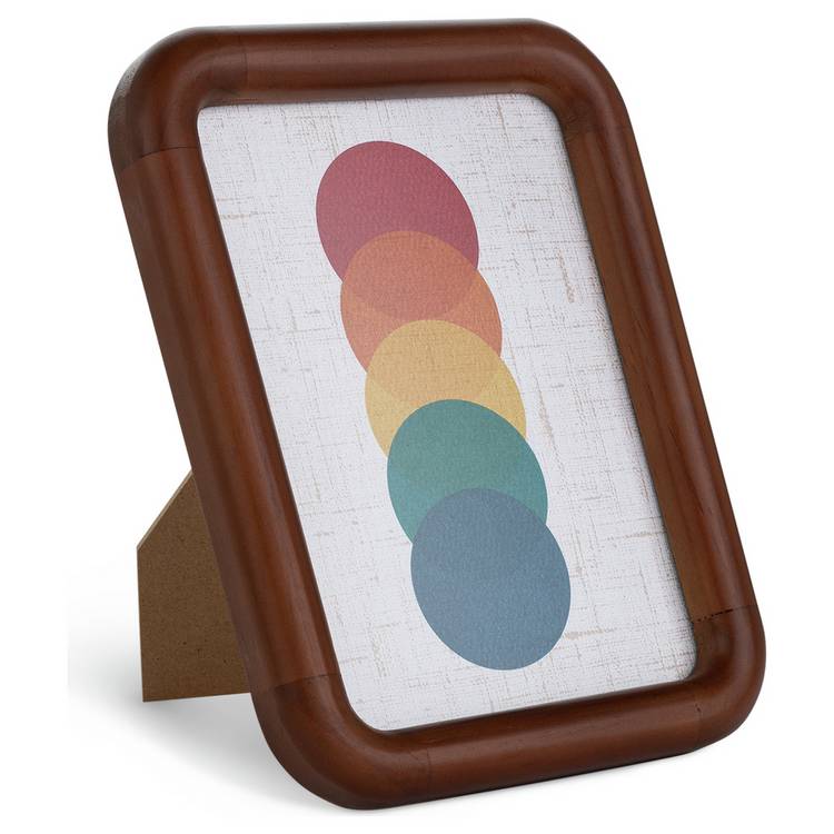 Habitat chunky wooden walnut picture frame 5x7 inch (British brand)