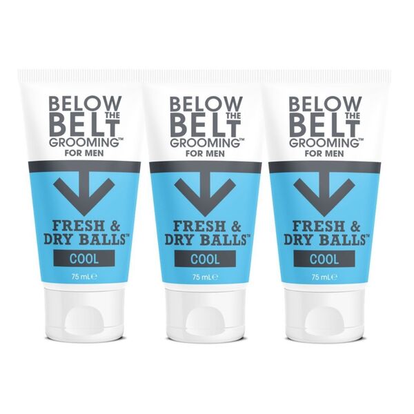 Below The Belt Grooming intimate deodorant 3x75ml (British brand)
