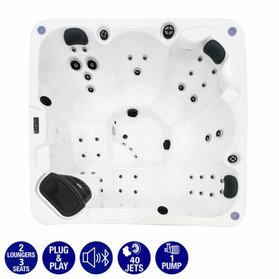 Platinum Spas Trident 40-jet 5-personers boblebad