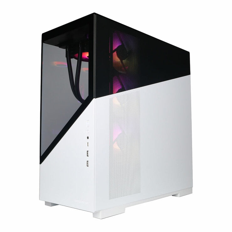 CyberPowerPC gaming desktop AMD Ryzen 7 RTX 5080 white, imported from the UK
