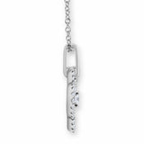 Costco round brilliant diamond pendant 0.38ct 18ct white gold, imported from the UK
